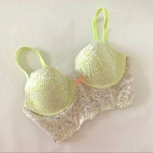 Victoria Secret Dream Angels Lace Demi Buste 36C